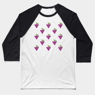 Grape pattern Baseball T-Shirt